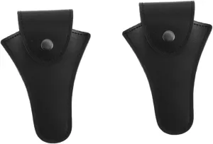1 PC Portable Cowhide Musical Instrument Protection Bag Durable Black Pouch for Mouthpieces Keys and Accessories Lightweight and Convenient Storage for Musicians