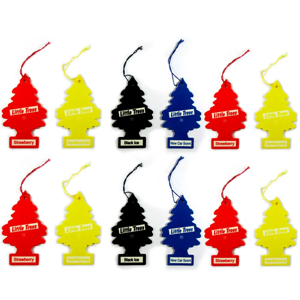 12 Little Trees Air Freshener Hanging Car Auto Home Office Room Mirror Scent Lot