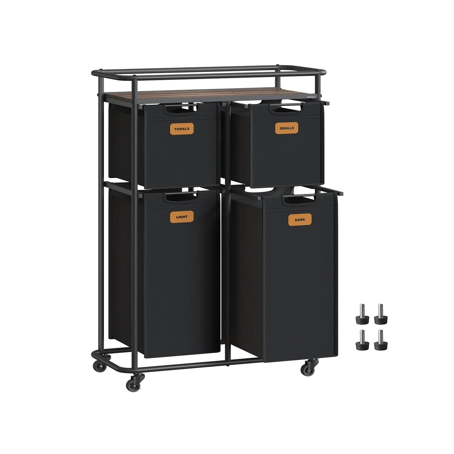 150 L Laundry Basket with Wheels