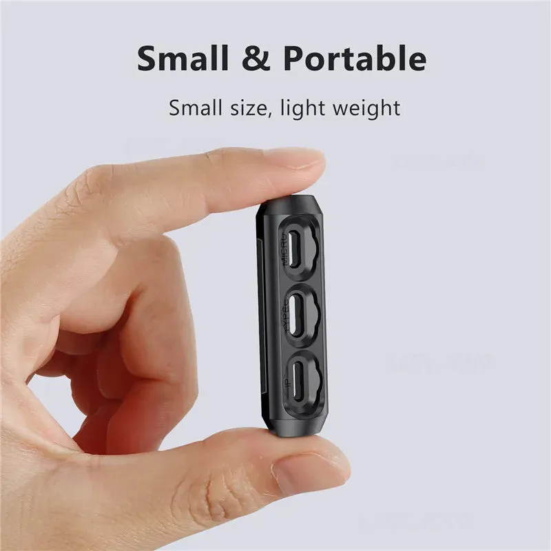 2 Pieces Magnetic Plug Case Portable Usb Cable Organizer