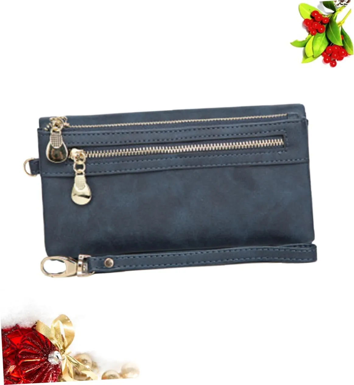 2pcs Clutch Bag Phone Holder Leather Wallet Women Purse Convenient Money Clips Long Clutch Wallet Purse