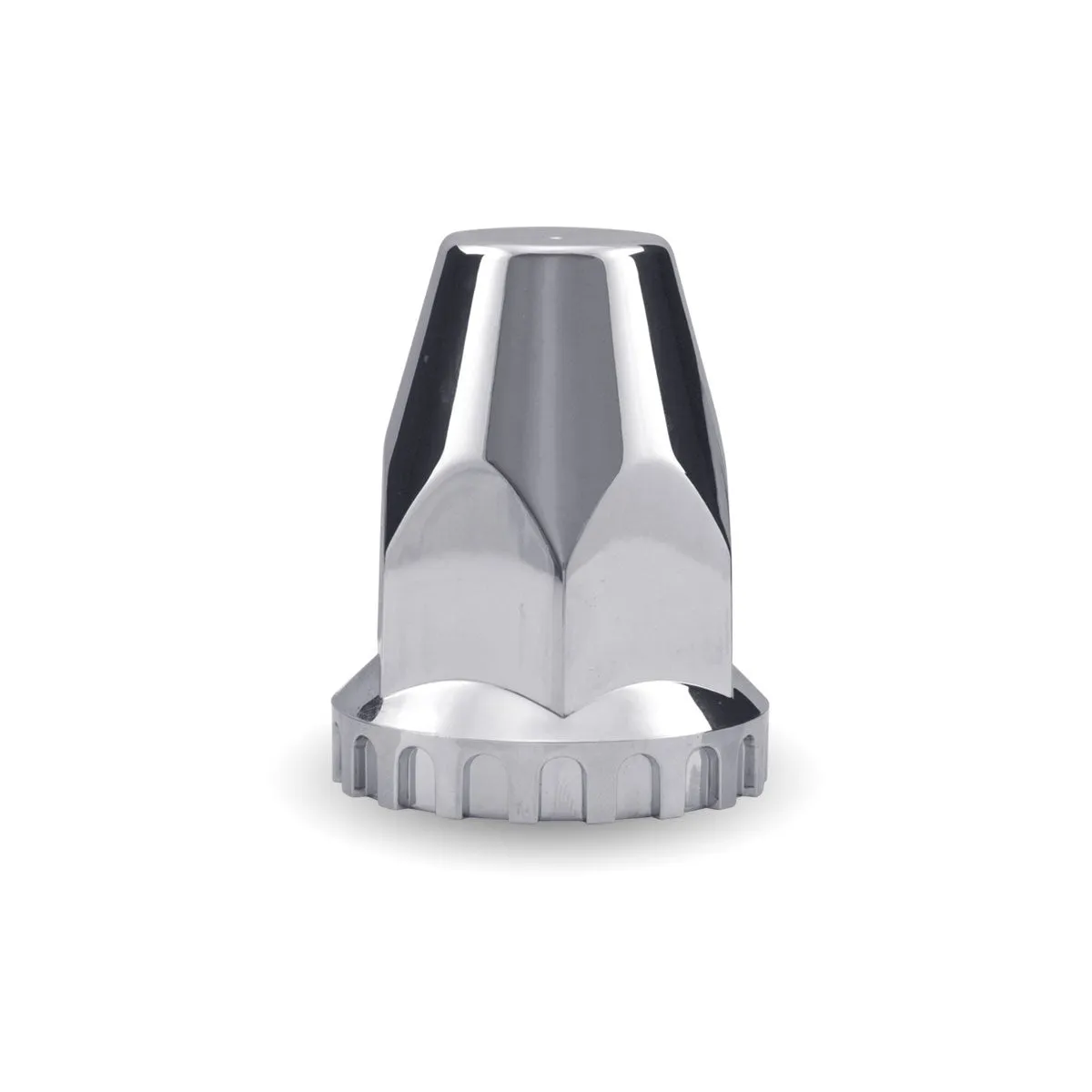 33mm Chrome ABS Plastic Threaded Nut Cover with Flange