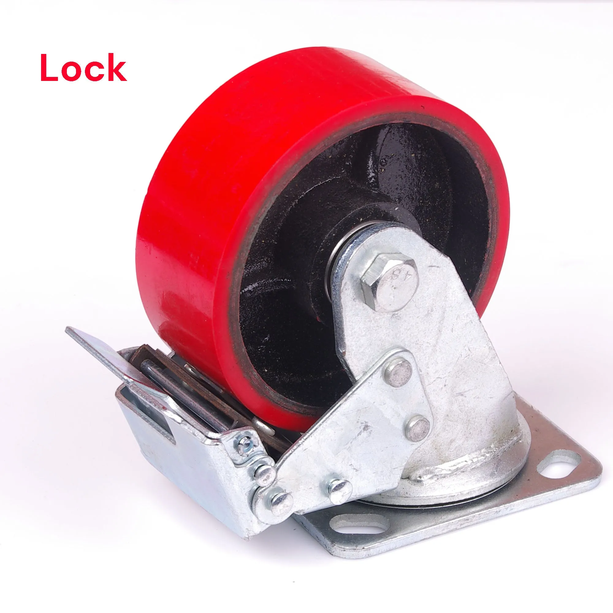 5-inch Industrial 500KG Caster Wheels | Swivel with Brake Locking | Castor Wheels Cart Furniture Workbench