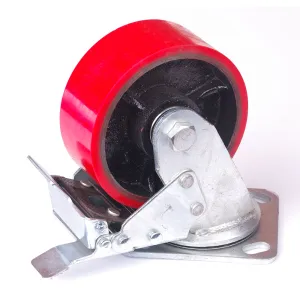 5-inch Industrial 500KG Caster Wheels | Swivel with Brake Locking | Castor Wheels Cart Furniture Workbench