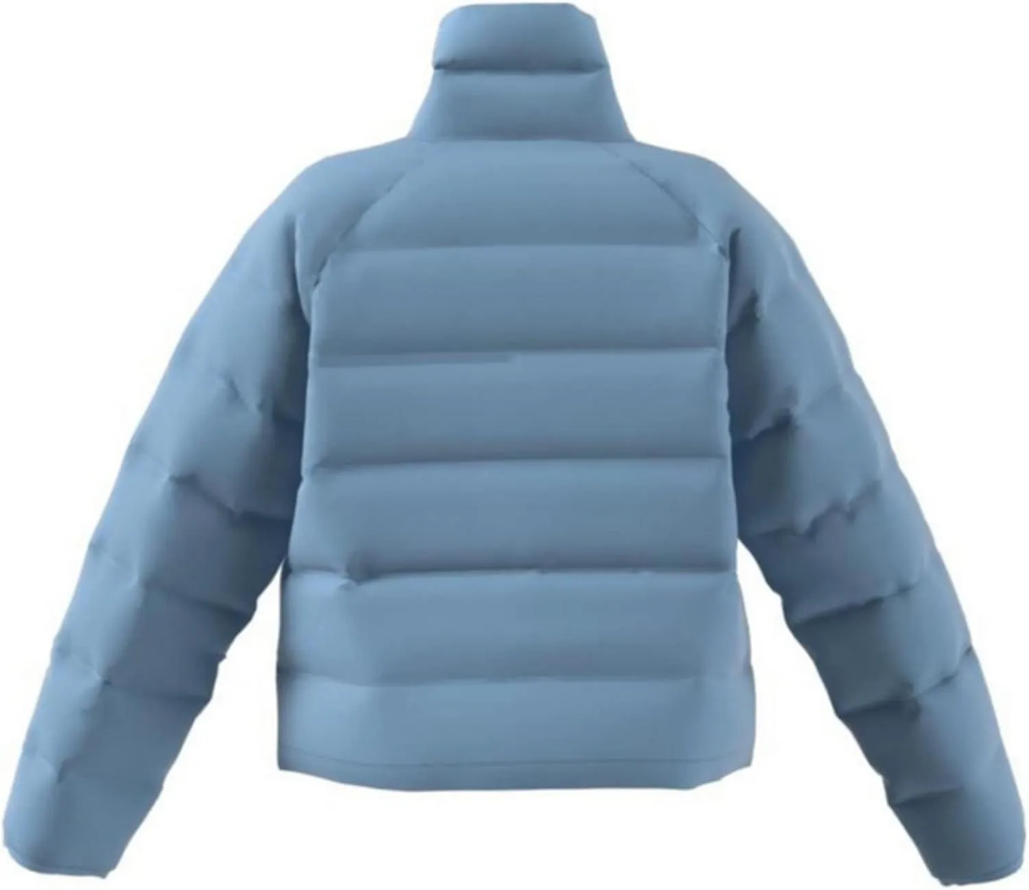 adidas Women's Helionic Relaxed Fit Puffer Down Jacket, Ambient Sky