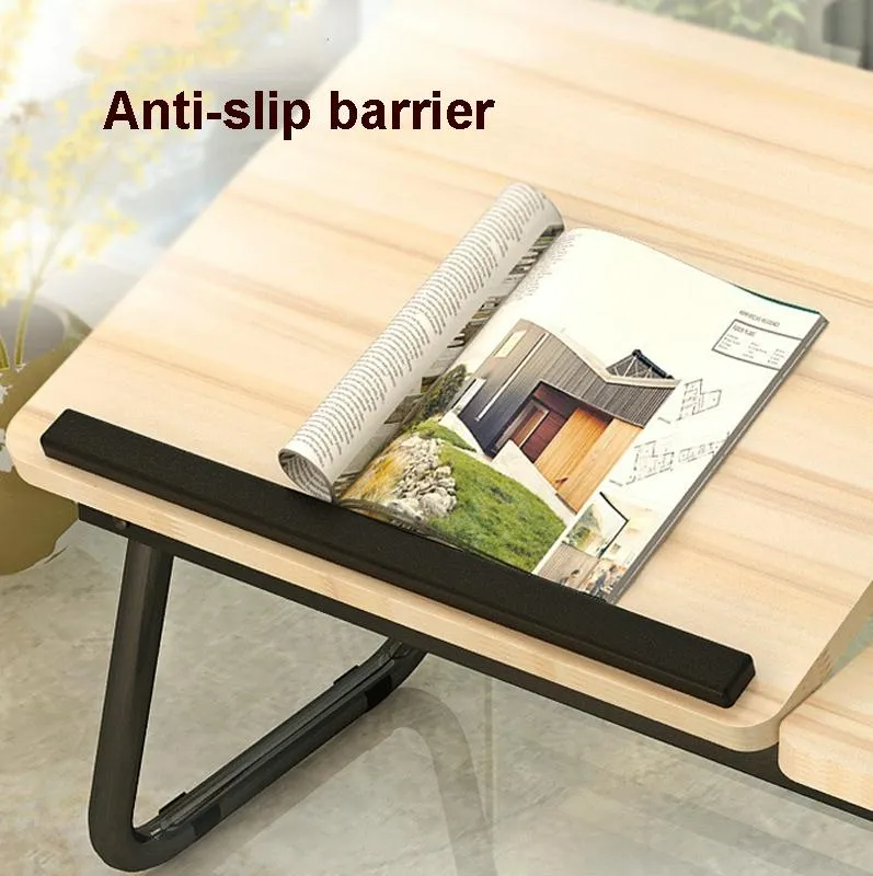 Adjustable Folding Laptop Desk with Cup Holder - Four-speed Lifting Table for Dorms