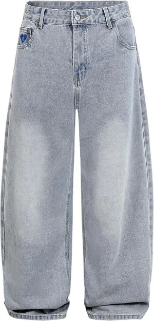 Aelfric Eden Women Wide Leg Jeans High Waist Baggy Jeans Vintage Loose Boyfriend Mens Unisex Streetwear Y2K Denim Pants