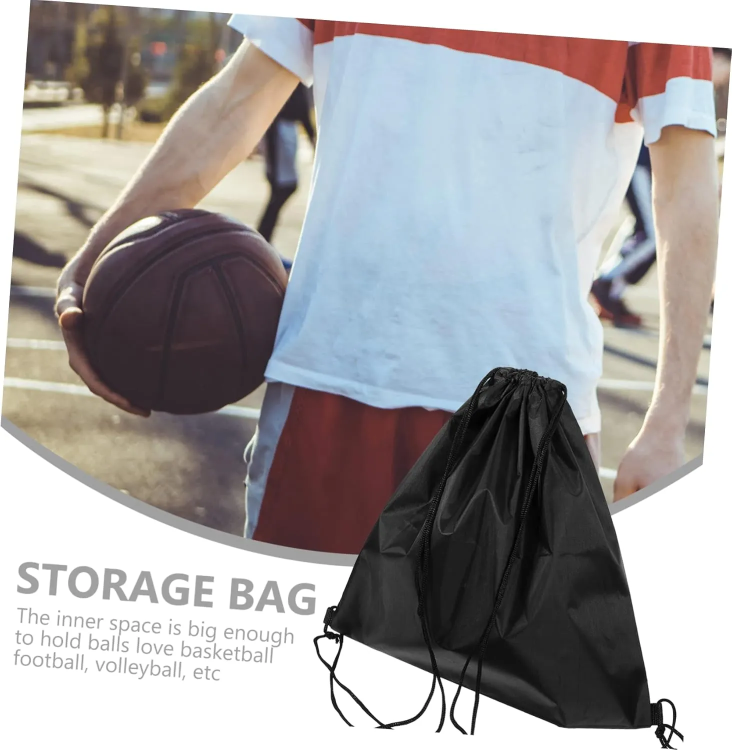 Alipis Portable Drawstring Bag Durable Oxford Storage Pouch for Bicycle and Sports Helmets Convenient Training Travel Storage for Schools and Teams