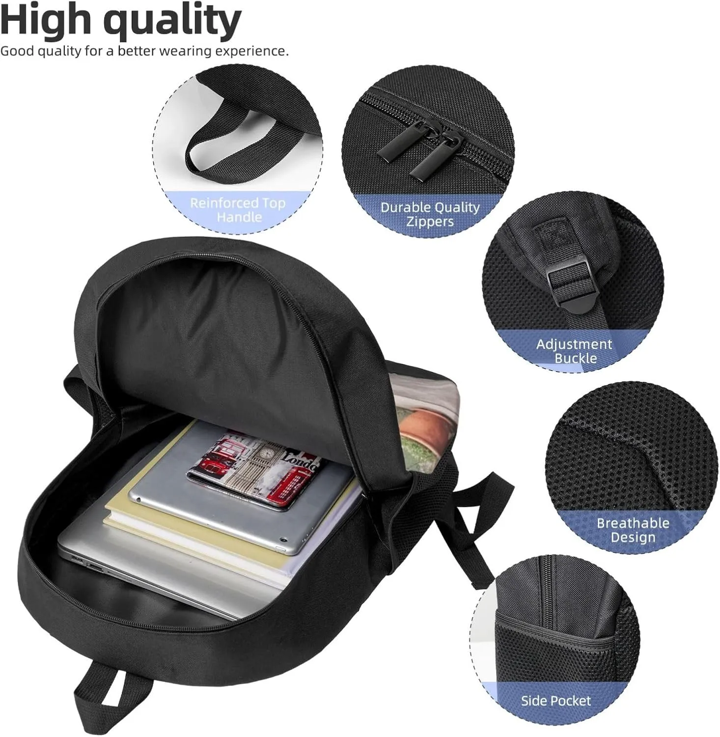 Backpack Travel Laptop Backpack for Men Women Rustic Front Door Computer Backpacks 17 inch Casual Daypack