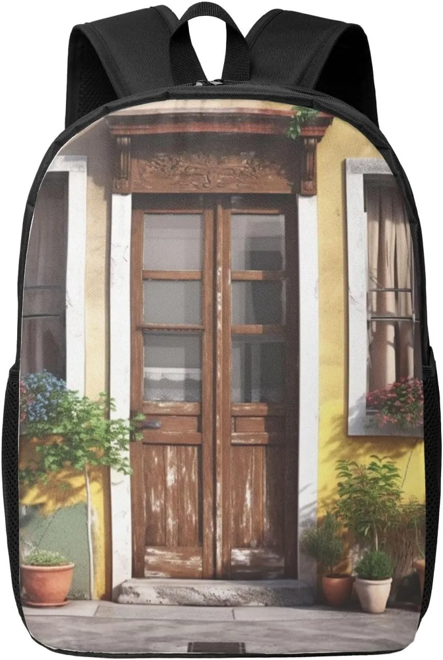 Backpack Travel Laptop Backpack for Men Women Rustic Front Door Computer Backpacks 17 inch Casual Daypack