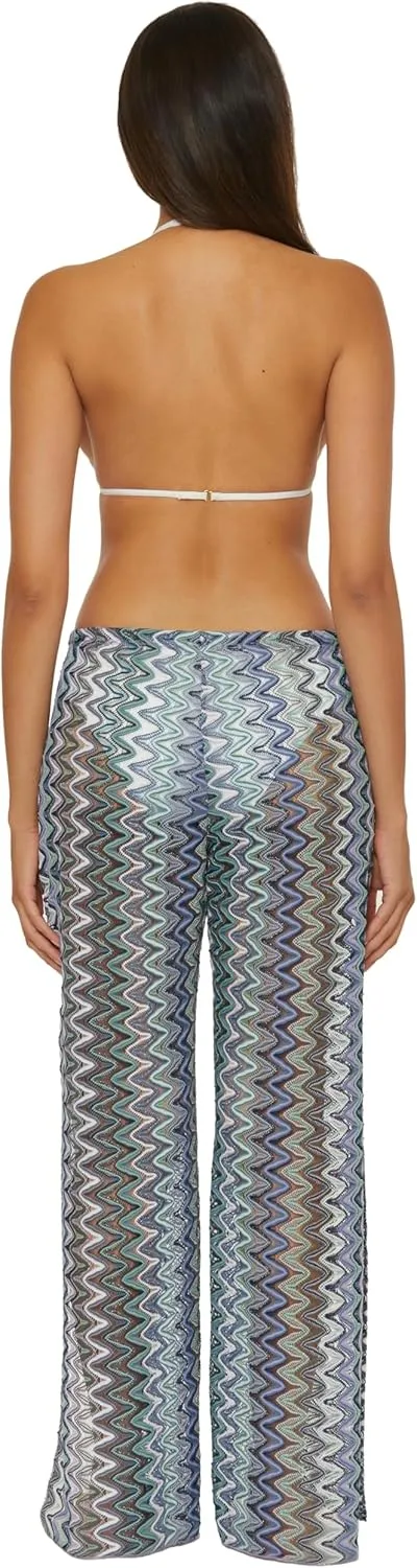 BECCA womens Sundown Knit Pants, Casual, High Side Slits, Beach Cover Ups for Women