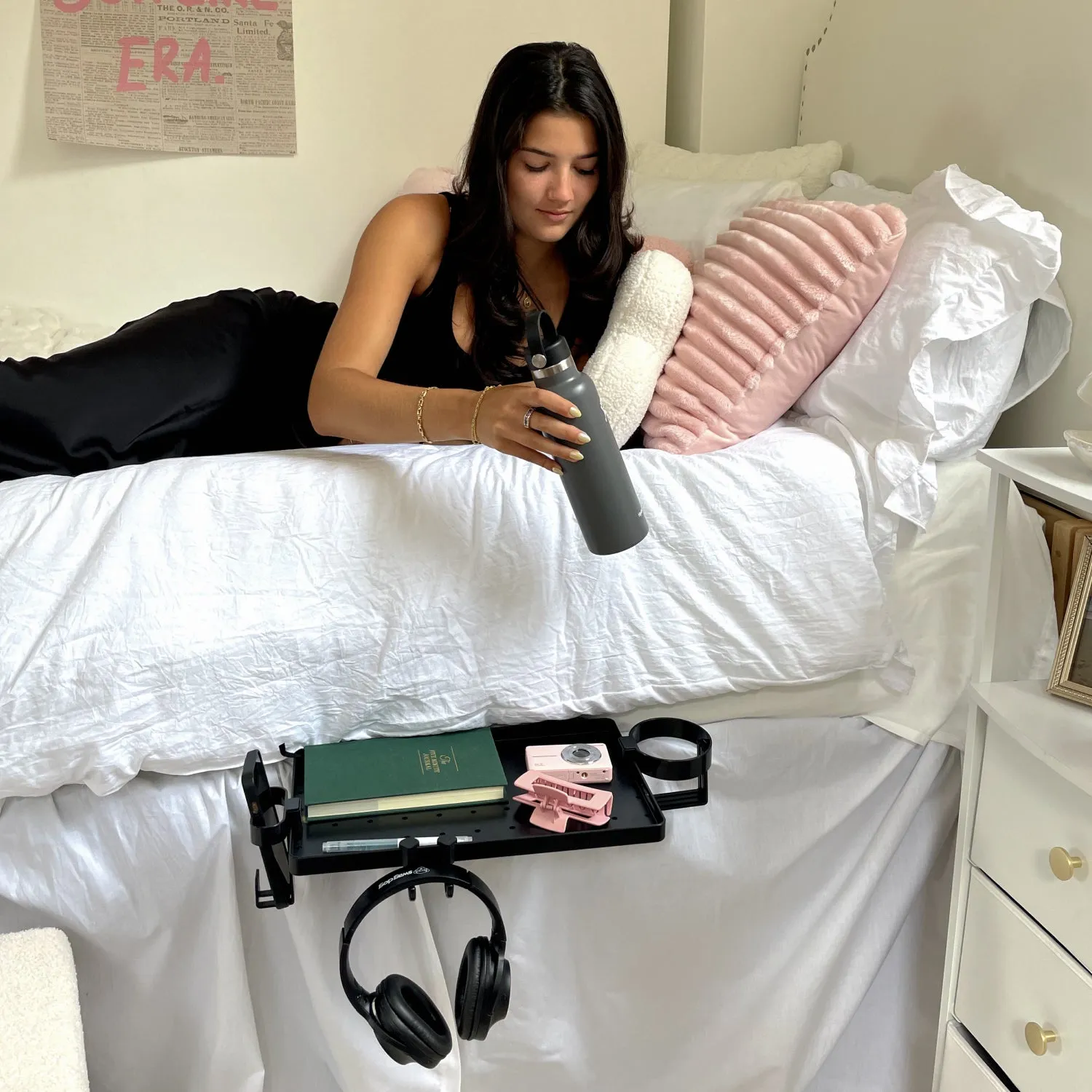 BedShelfie-Floating Nightstand, Bedside Shelf