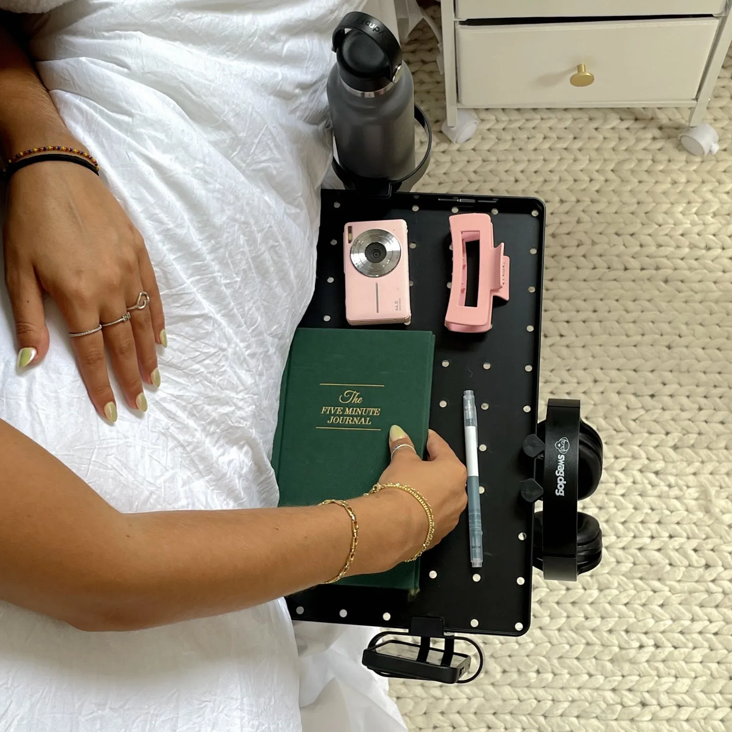 BedShelfie-Floating Nightstand, Bedside Shelf