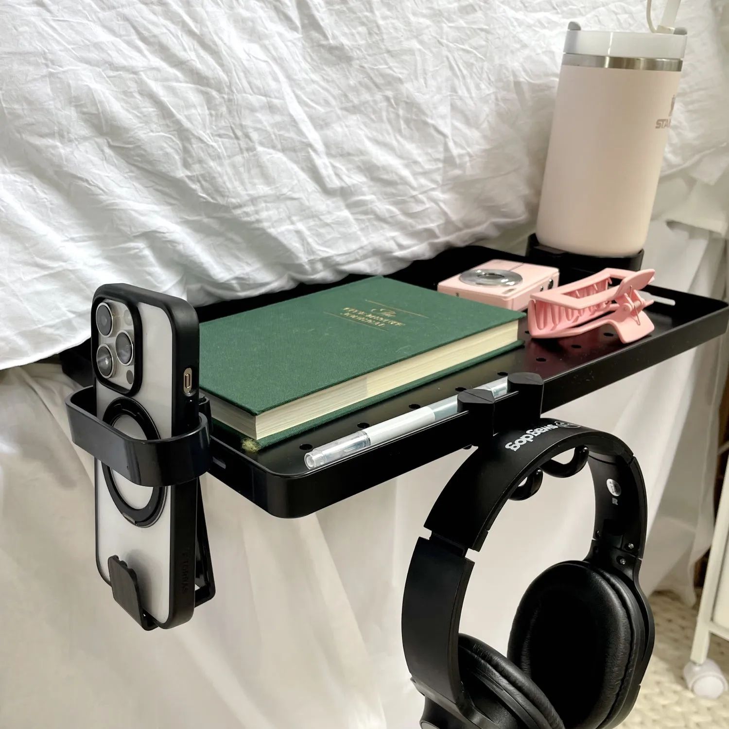 BedShelfie-Floating Nightstand, Bedside Shelf