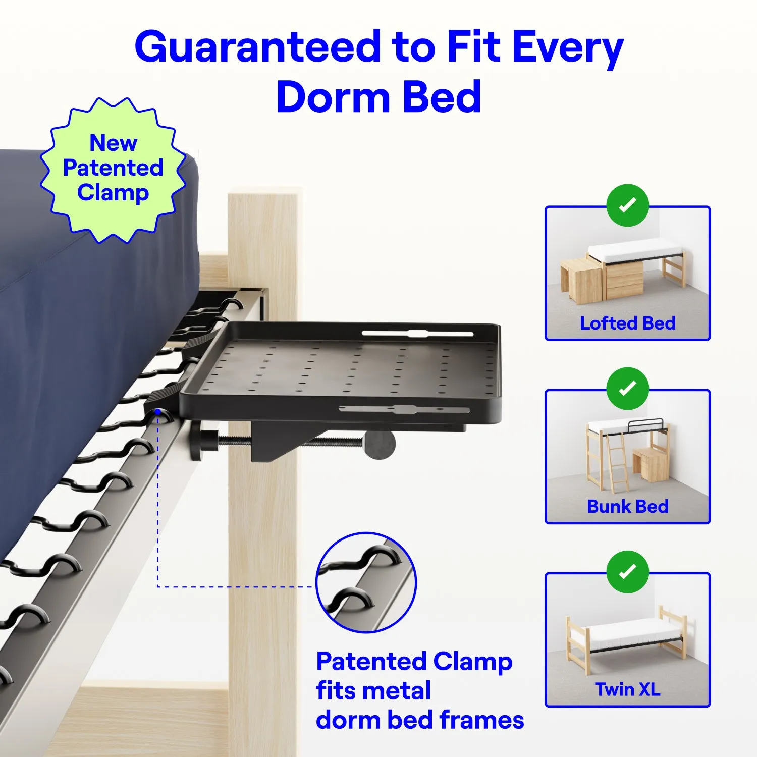 BedShelfie-Floating Nightstand, Bedside Shelf