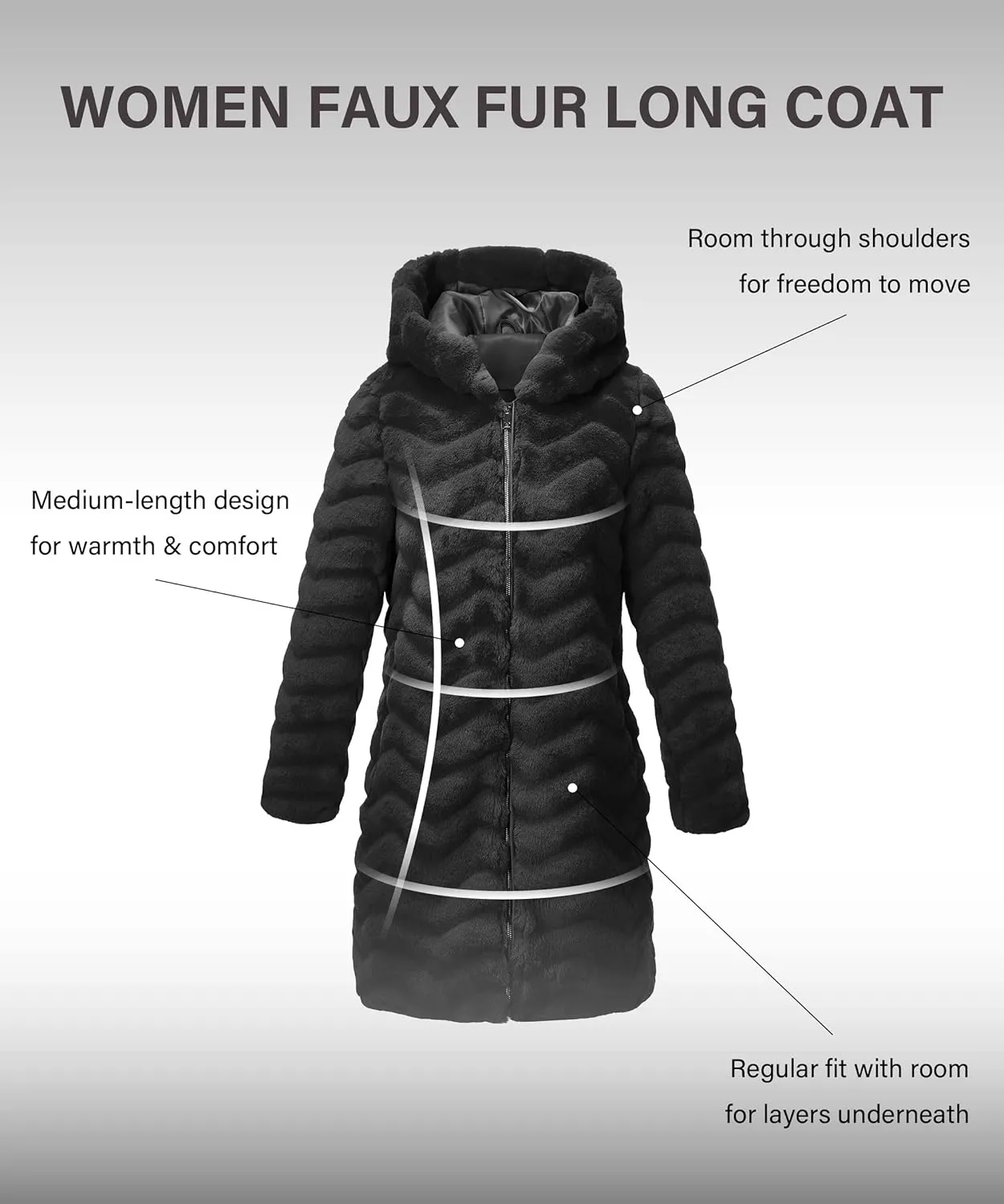 Bellivera Womens Leopard Print Fleece Coat, Spring and Winter Fashion Fuzzy Jacket Faux Fur Fluffy Cardigan Overcoat