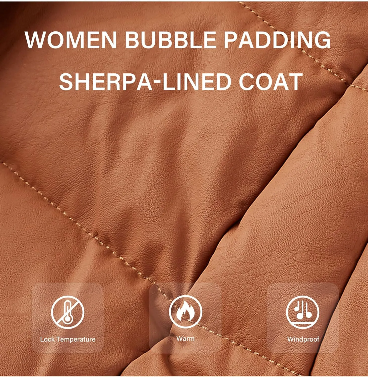 Bellivera Women's Winter Puffer Jacket Cold-Resistant Patchwork Plush Lining Coat with Removable Fur Collar Hooded and Belted