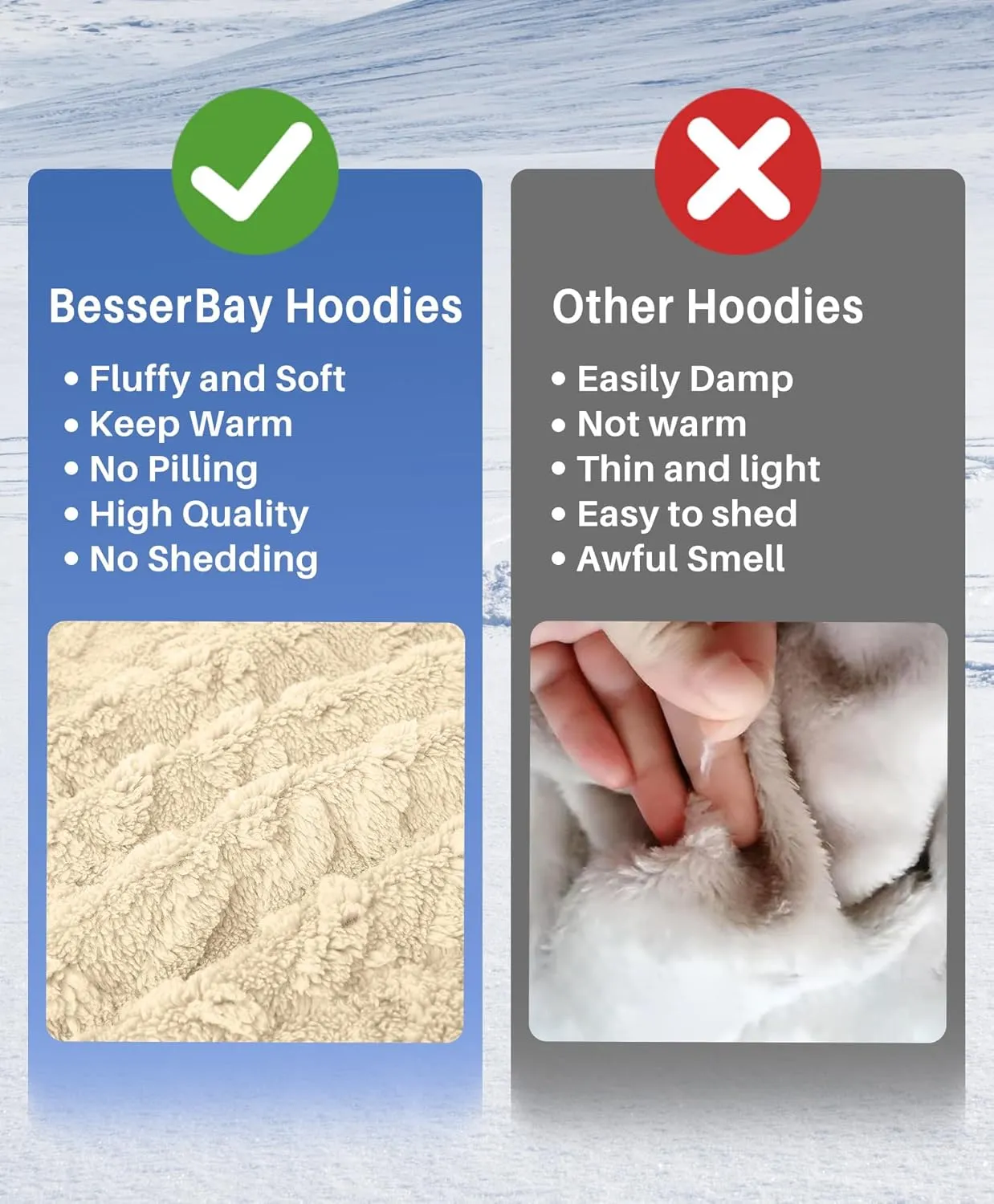BesserBay Girls Fuzzy Hoodie Button Down Fleece Sherpa Cable Knit Pullover Sweatshirt with Pockets 5-14 Years
