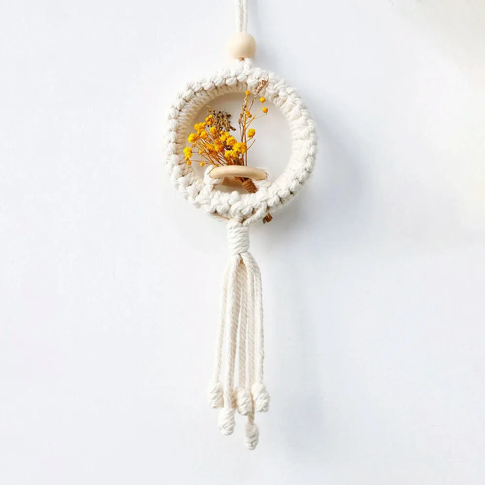 Boho Macrame Wall Hanging for Air Plants