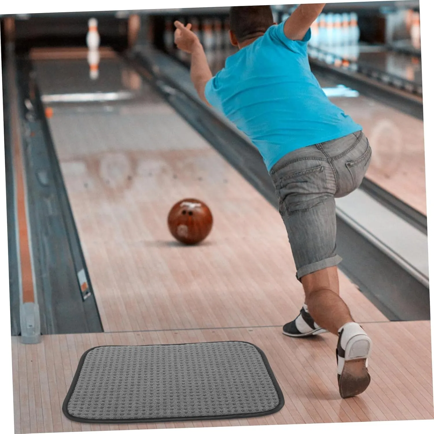Bowling Mat Cleaning Bowling Pad Convenient Bowling Ball Cleaner Cleaning Bowling Towel Bowling Supply