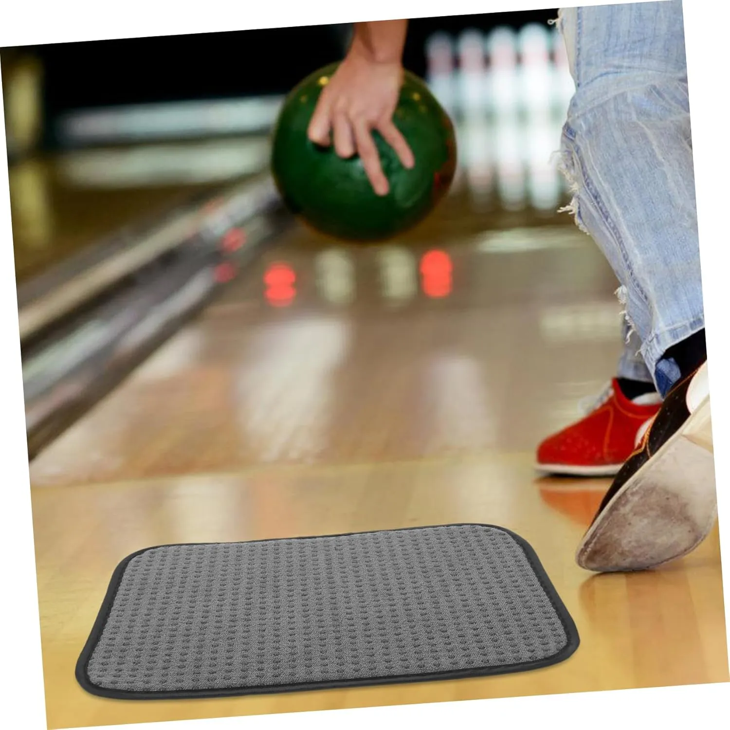 Bowling Mat Cleaning Bowling Pad Convenient Bowling Ball Cleaner Cleaning Bowling Towel Bowling Supply