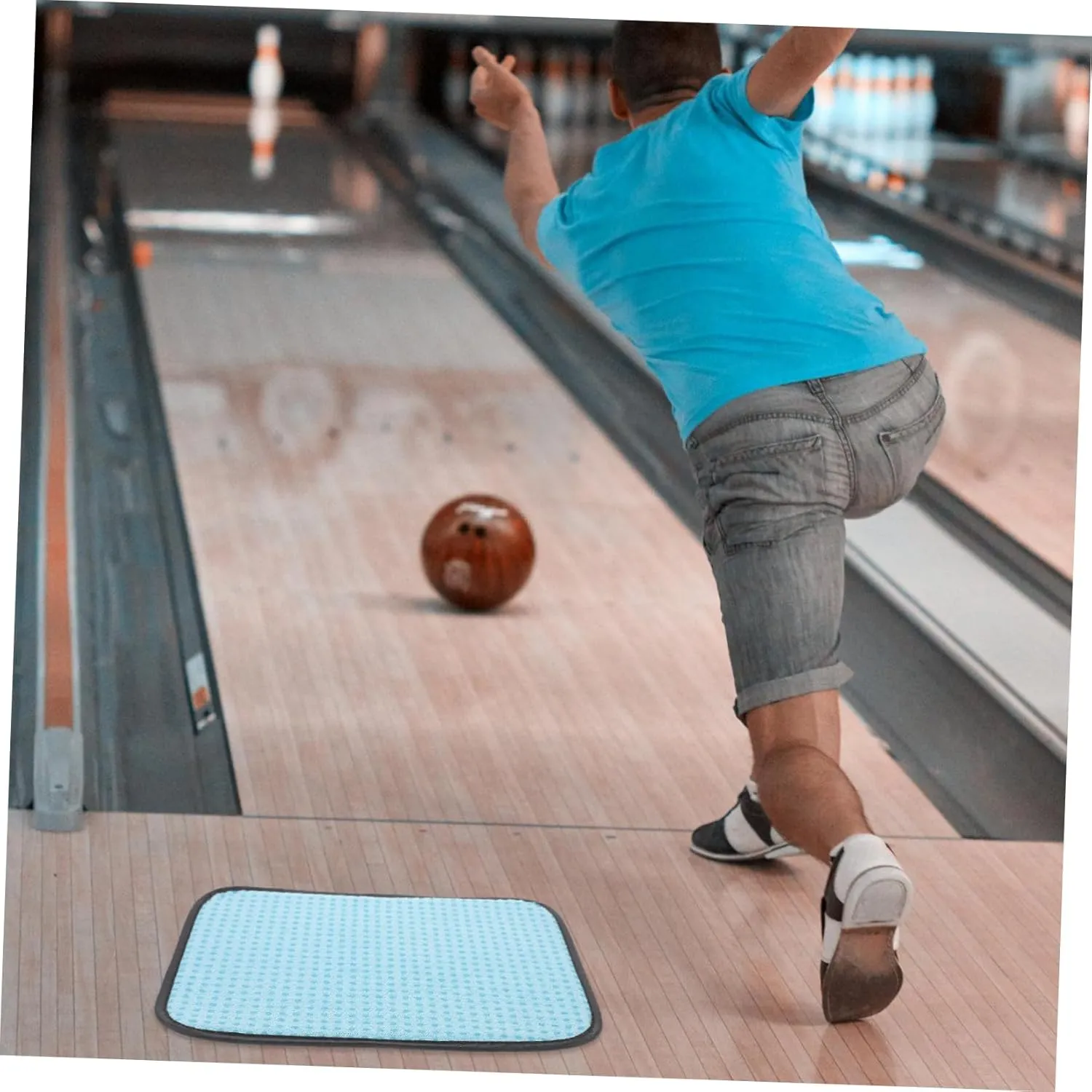 Bowling Mat Cleaning Bowling Pad Convenient Bowling Ball Cleaner Cleaning Bowling Towel Bowling Supply
