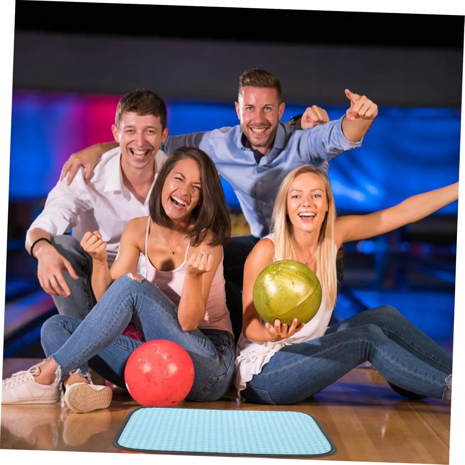 Bowling Mat Cleaning Bowling Pad Convenient Bowling Ball Cleaner Cleaning Bowling Towel Bowling Supply