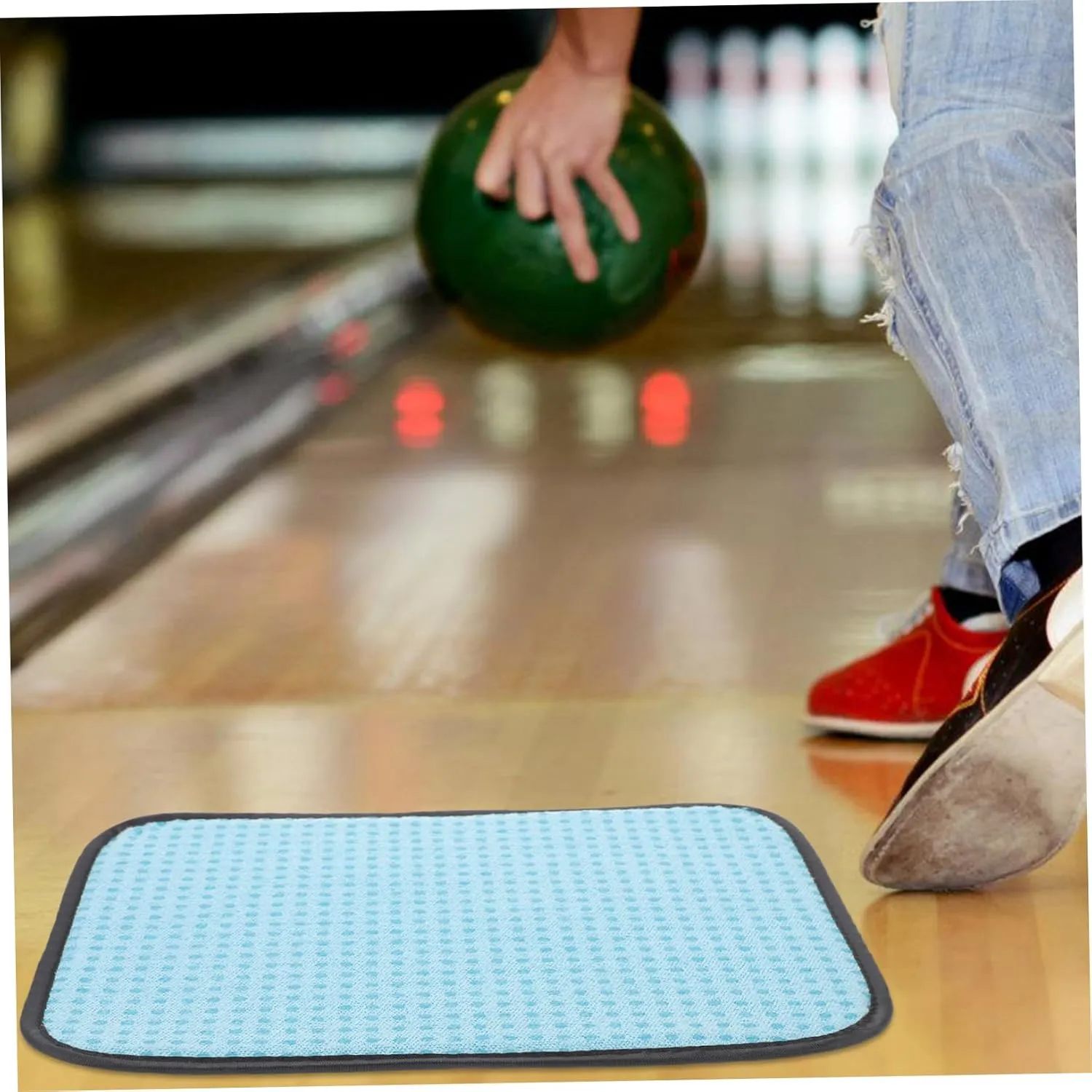 Bowling Mat Cleaning Bowling Pad Convenient Bowling Ball Cleaner Cleaning Bowling Towel Bowling Supply