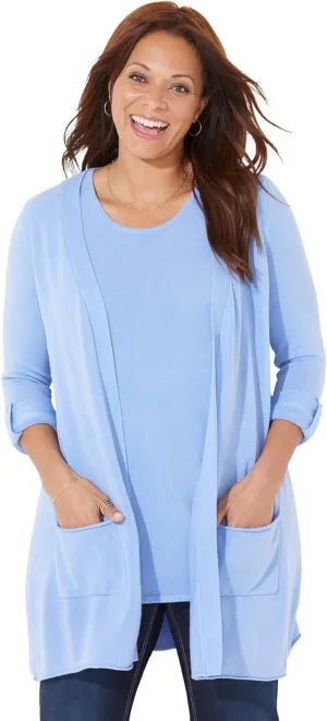 Catherines Women's Plus Size Cashmiracle Cardigan