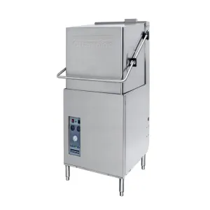 Champion DH-5000 High Temperature Hood-Type Glass Washer - 53 Racks/Hour