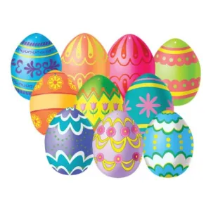 Cut Outs Mini Easter Eggs