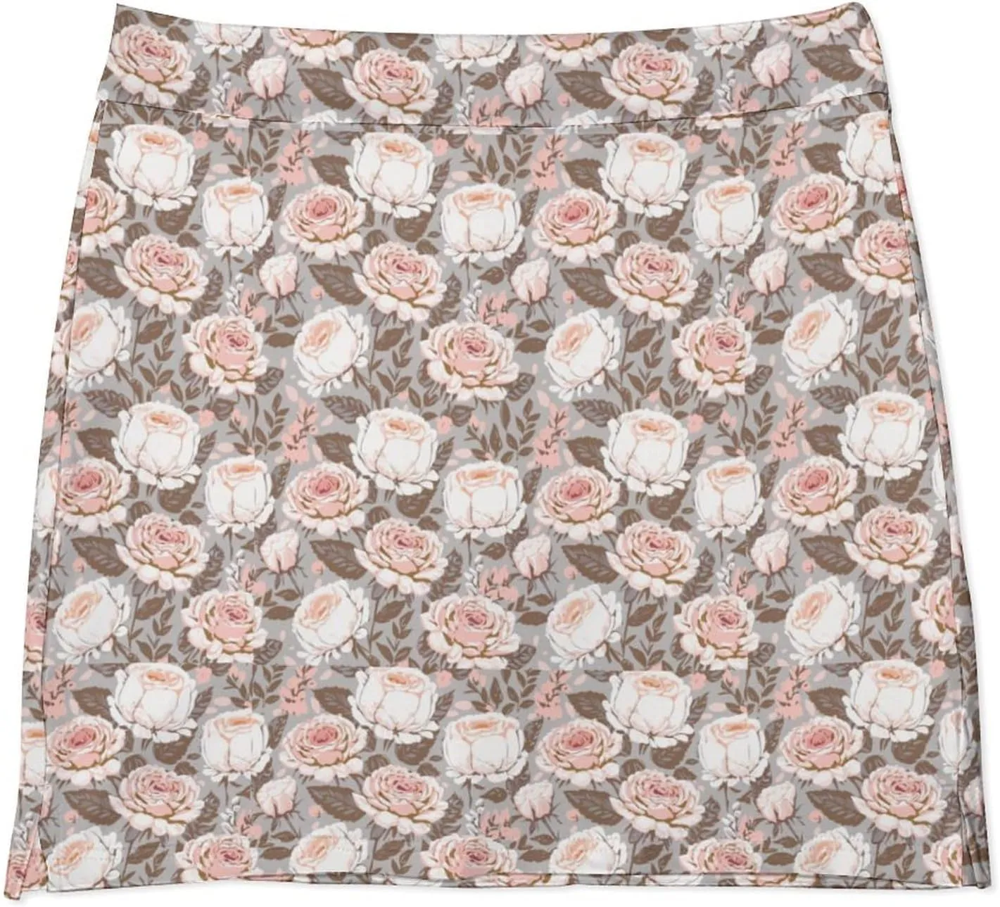 Cute Bird Pattern Mini Pleated Skirts for Women Sexy Mini Skirt Short Cargo Skirt Skater A-line Pleated Skirt