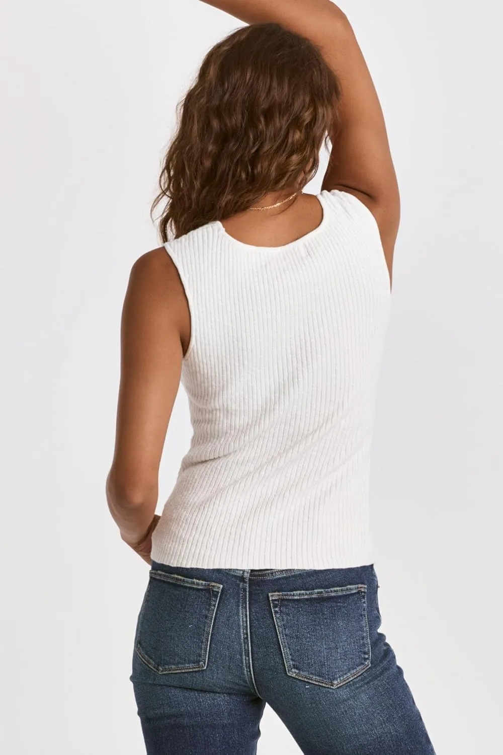 DEAR JOHN Women's Neomi Decollete Neck Tank