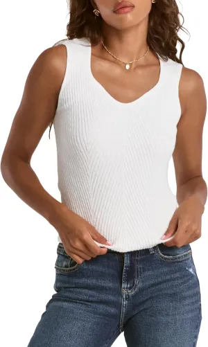 DEAR JOHN Women's Neomi Decollete Neck Tank