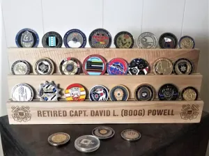 Desktop Coin Display - Tiered
