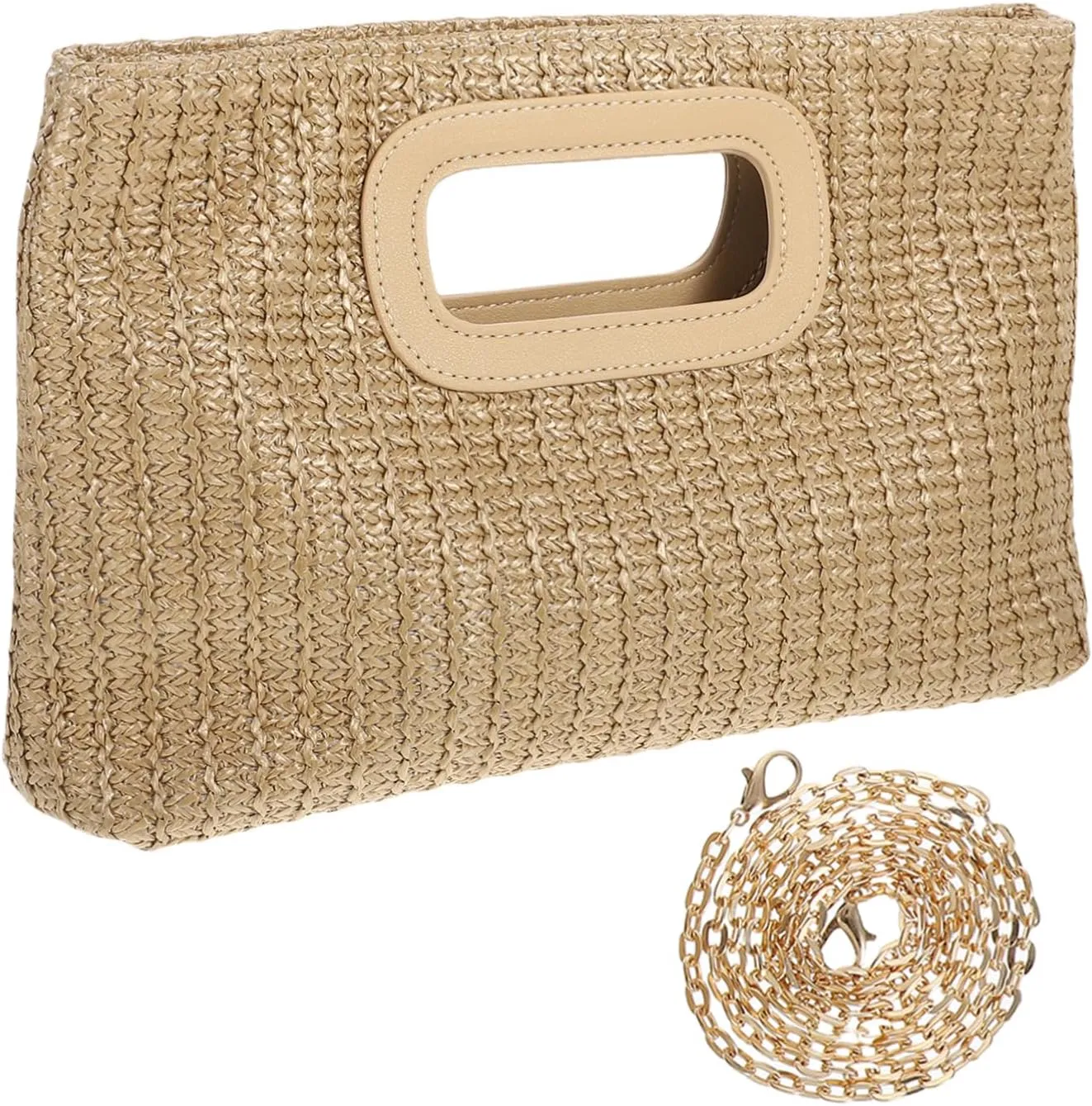 Elegant Women's Evening Crossbody Bag Saddle Purse Chain Hand Purse for Travel