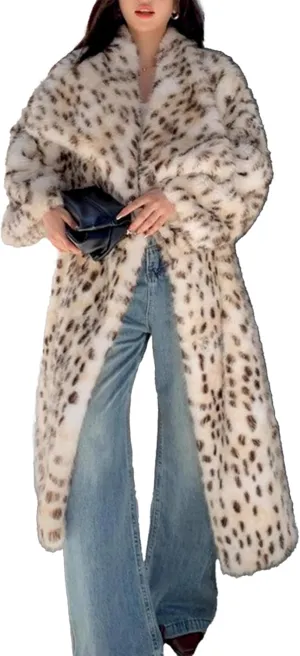 Faux Fur Coat 2025 Fashion Faux Leather Warm Oversize Jacket For Women Fleece Fluffy Casual Cardigan
