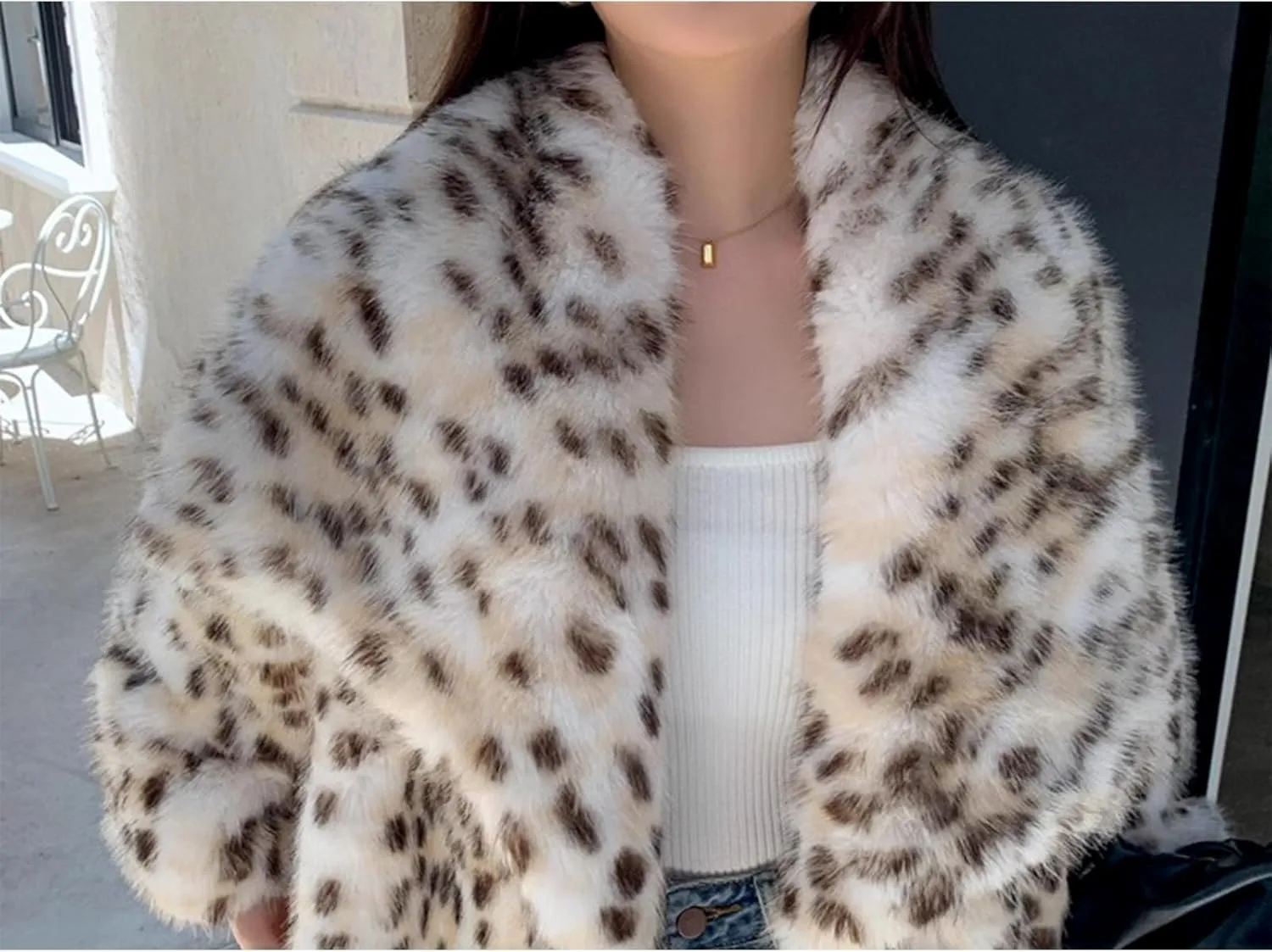 Faux Fur Coat 2025 Fashion Faux Leather Warm Oversize Jacket For Women Fleece Fluffy Casual Cardigan