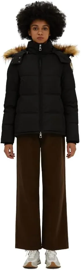 Fitouch Valerie Women's Down Coat Jacket| With Detachable Hood | 700  Fill Power