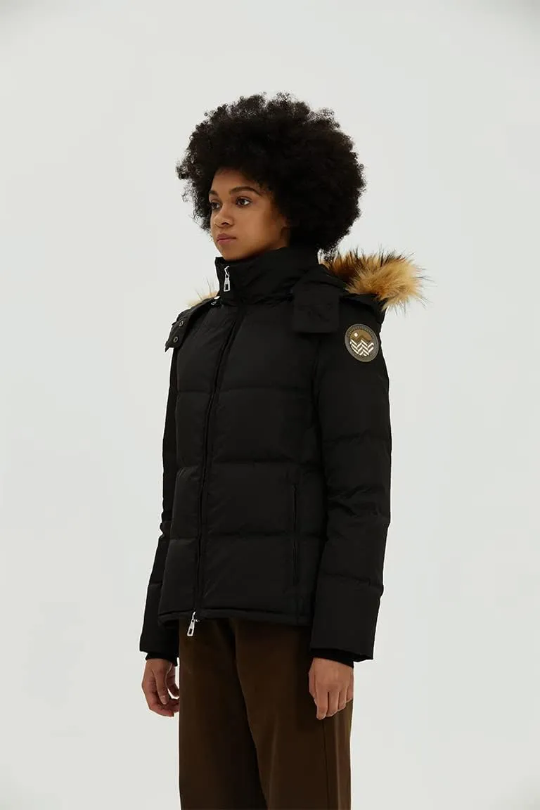 Fitouch Valerie Women's Down Coat Jacket| With Detachable Hood | 700  Fill Power