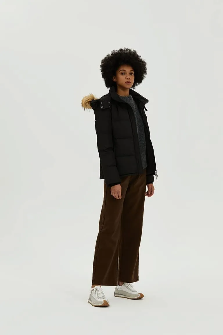 Fitouch Valerie Women's Down Coat Jacket| With Detachable Hood | 700  Fill Power