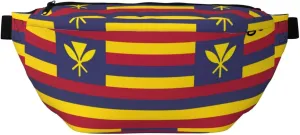 Flag Of The Kingdom Of Hawaii Stylish Crossbody Waist Pack - Versatile And Compact Travel Pouch For Hands-Free Storage