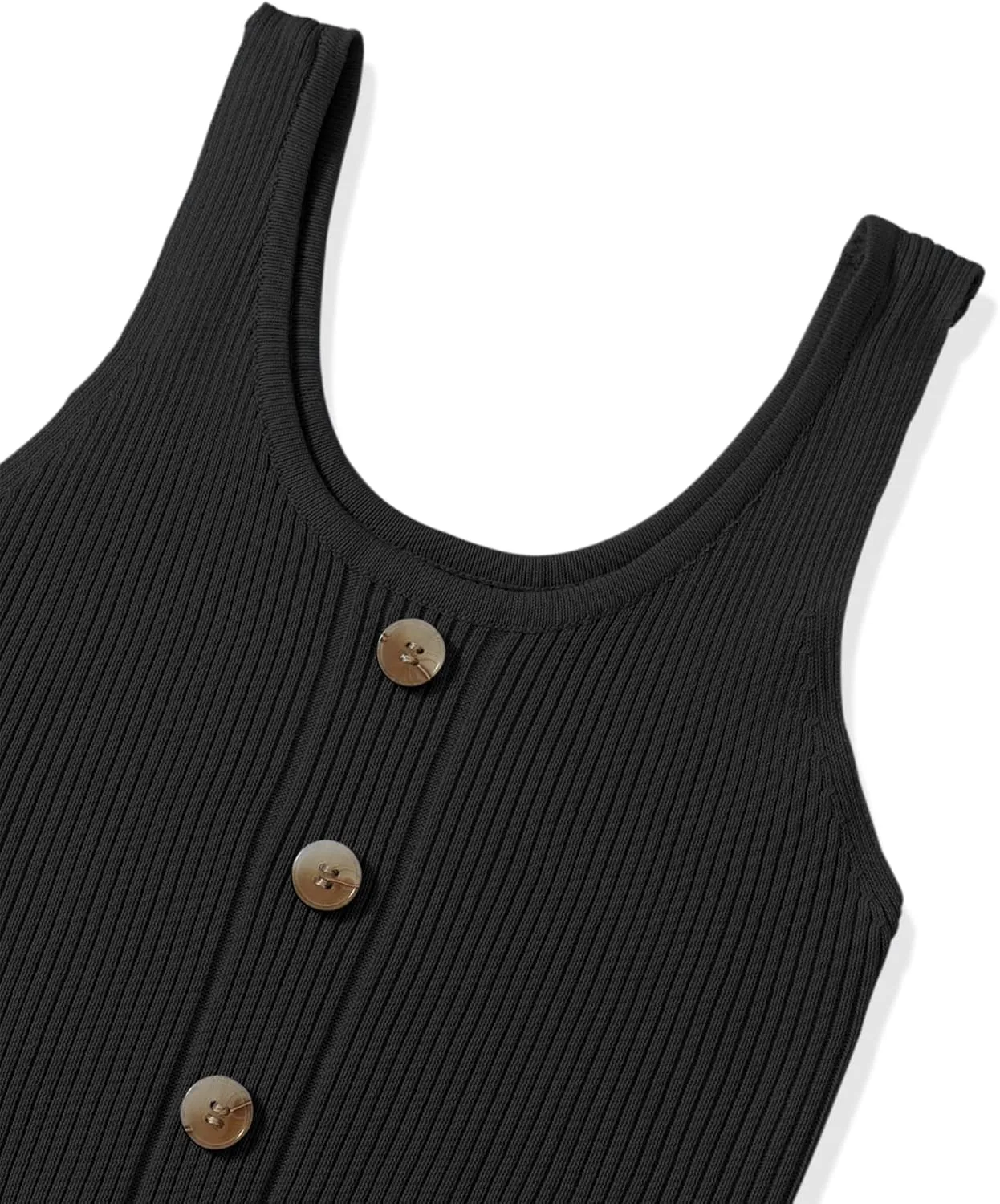 Girls Button Up Tank Top Sleeveless Kids Cute Knit Sweater Vest School Trendy Strap Camisole Undershirt Knitwear