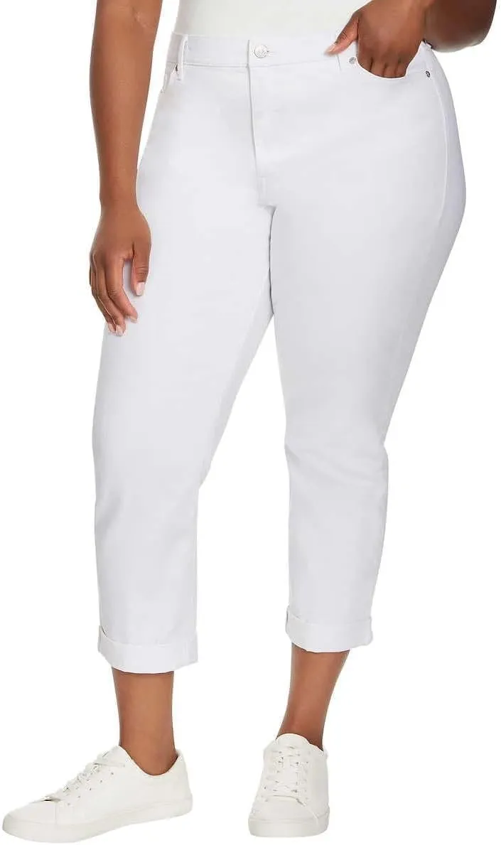 Gloria Vanderbilt Ladies' Cuffed Boyfriend Jeans