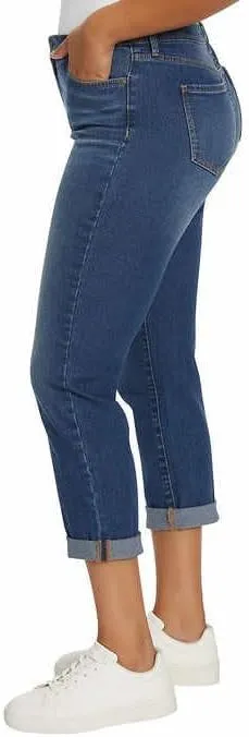 Gloria Vanderbilt Ladies' Cuffed Boyfriend Jeans