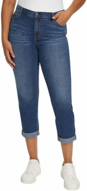 Gloria Vanderbilt Ladies' Cuffed Boyfriend Jeans