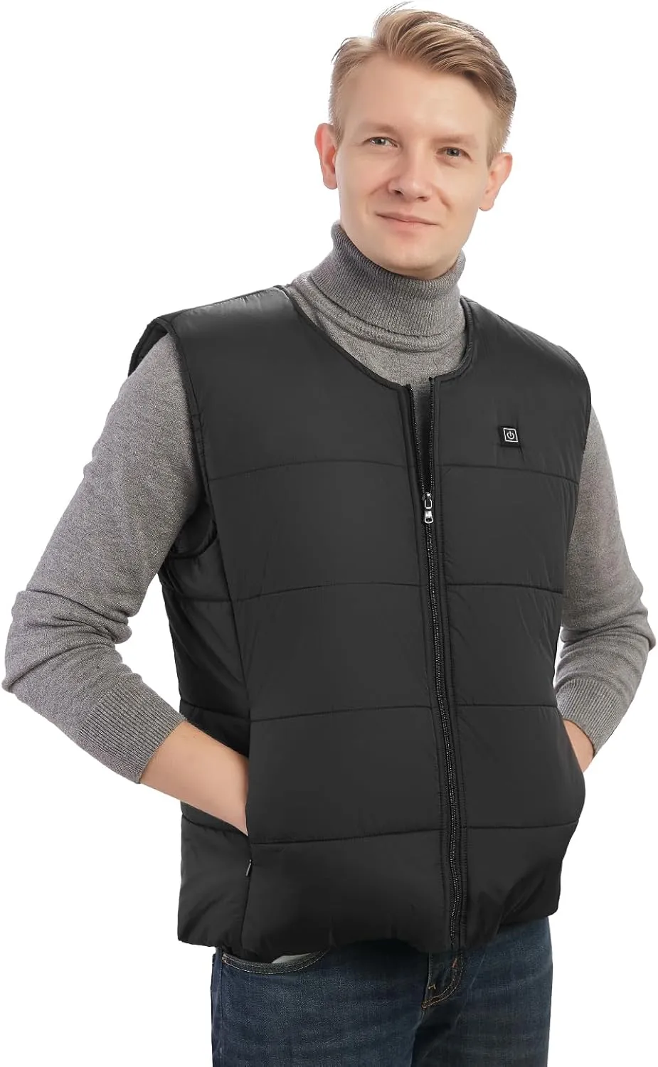Heated Vest for Men Women, Men's Heated Vest with Battery Pack 5V/7.4V 14400mAh, Mens Womens Rechargeable Electric Vest