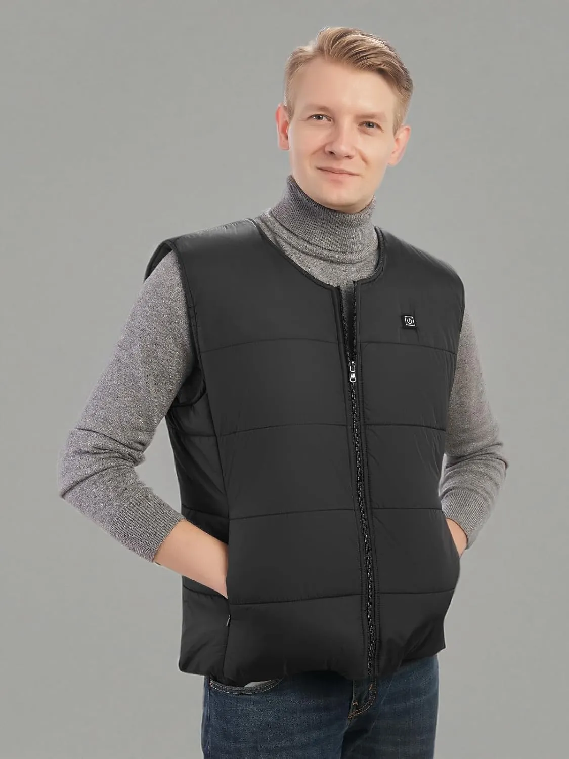 Heated Vest for Men Women, Men's Heated Vest with Battery Pack 5V/7.4V 14400mAh, Mens Womens Rechargeable Electric Vest