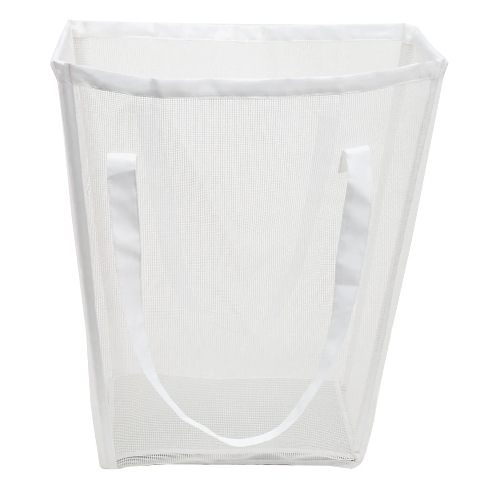 Home Basics Tapered Mesh Laundry Hamper with Handles