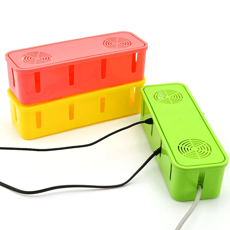 Honana HN-B60 Colorful Cable Storage Box Large Household Wire Organizer Power Strip Cover